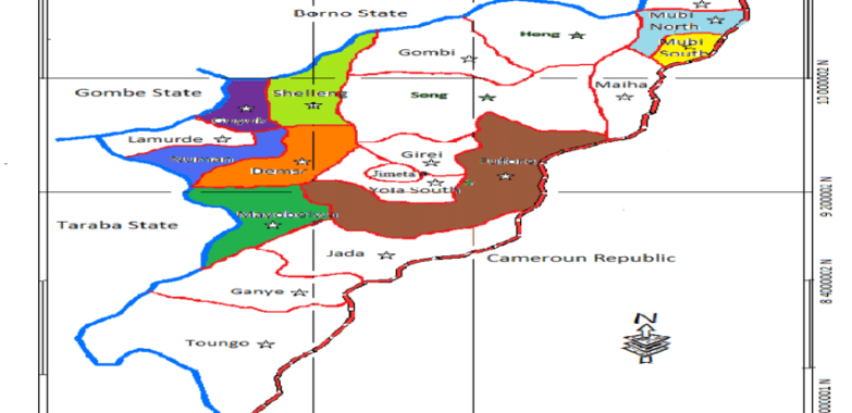 The 21 Local Government Areas in Adamawa State